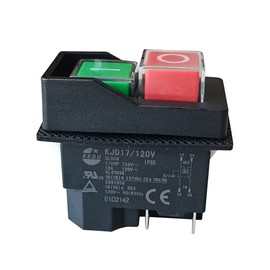 Kedu KJD17/120V/4Pin Push Button Switch Electromagnetic Switches with Power-Off and Undervoltage Protection 16A IP55 CE