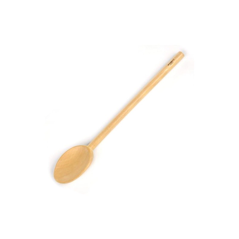 Berard Olive Wood Contour Cook Spoon, Beige, 32 x 22