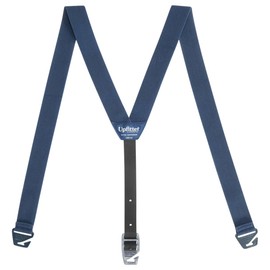 HIKERS - Upfitter Hidden Suspenders for Men Under Clothes - 3 Point Belt Loop Navy/Black 43in - Small