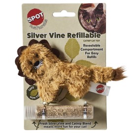 SPOT Naturals Silver Vine Refillable Cat Toy with Catnip