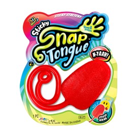 Fun a Ton Giant Snap Hand-Jumbo Sticky Tongue Toy (1 Pack Assorted) Large Stretchy Sticky Hands Toy for Kids. Party Favors, Classroom Prizes, Birthday Gifts Easter Day Goodie Bags Stuffers Bulk.431-1