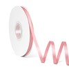 Laferri Dusty Rose Satin Ribbon,1/4" X 50 Yards,Double Faced Thin