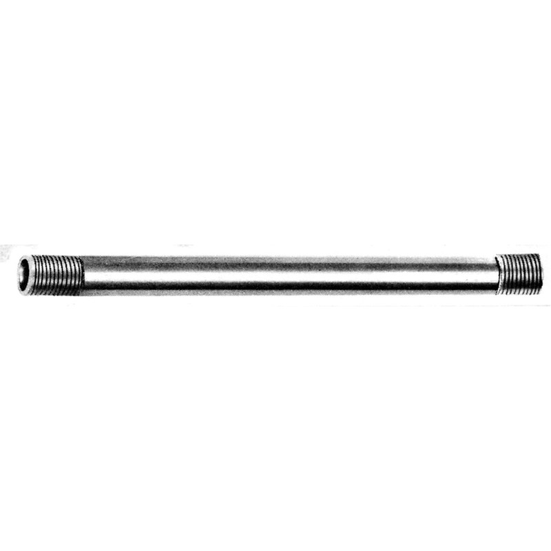 B&P Lamp® Seamless, 1/8 IP Steel Pipe, 6" Long