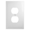 Questech Decor Single Duplex Electrical Outlet Cover Wall Plate, 1-Gang