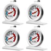 4 Pcs Refrigerator Freezer Thermometer Measuring Range (-30°C to 30°C/