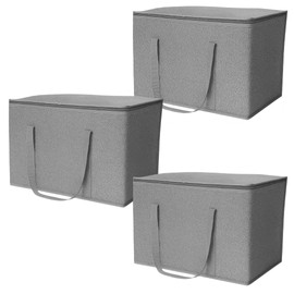 DURASACK XXXL Insulated Food Delivery Bag – 23”x14”x15” Reusable Catering Tote for Hot & Cold Food – Water-Resistant Thermal Carrier for Meal Transport, Grocery Runs, and Events, Gray, Pack of 3