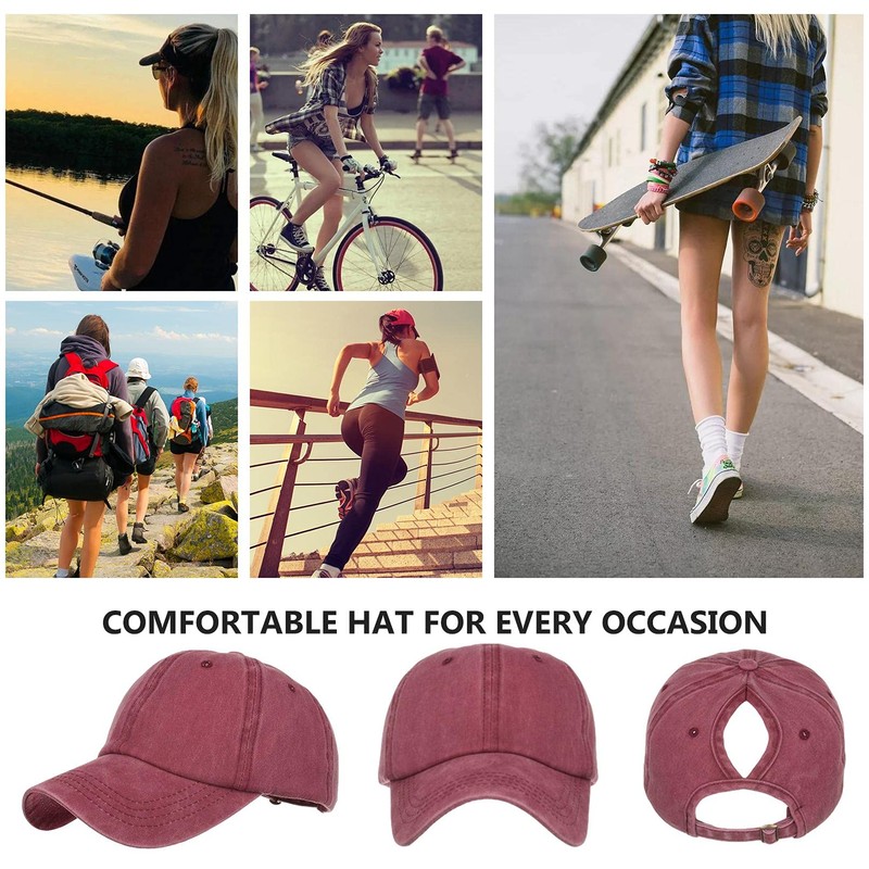 TMEOG Baseball Cap Women's Baseball Cap Women Cap with Mesh