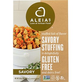 Aleia's Gluten Free Foods Gluten Free Savory Stuffing Mix, 10 oz, Pack of 6