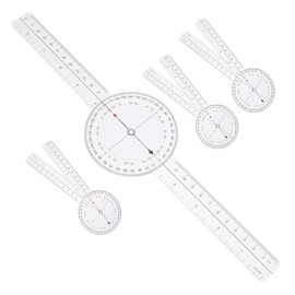 Operitacx 1 Satz Lineal Winkelsucher-tool Lineal Mit Zoll Und Zentimeter Architekt Herrscher Dreikantlineal Dreieckslineal Werkzeug Winkelmesser Goniometer Messen Plastik 4 Stück