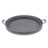 2 Pcs Silicone Air Cooker Pot With Handle Round Fryer