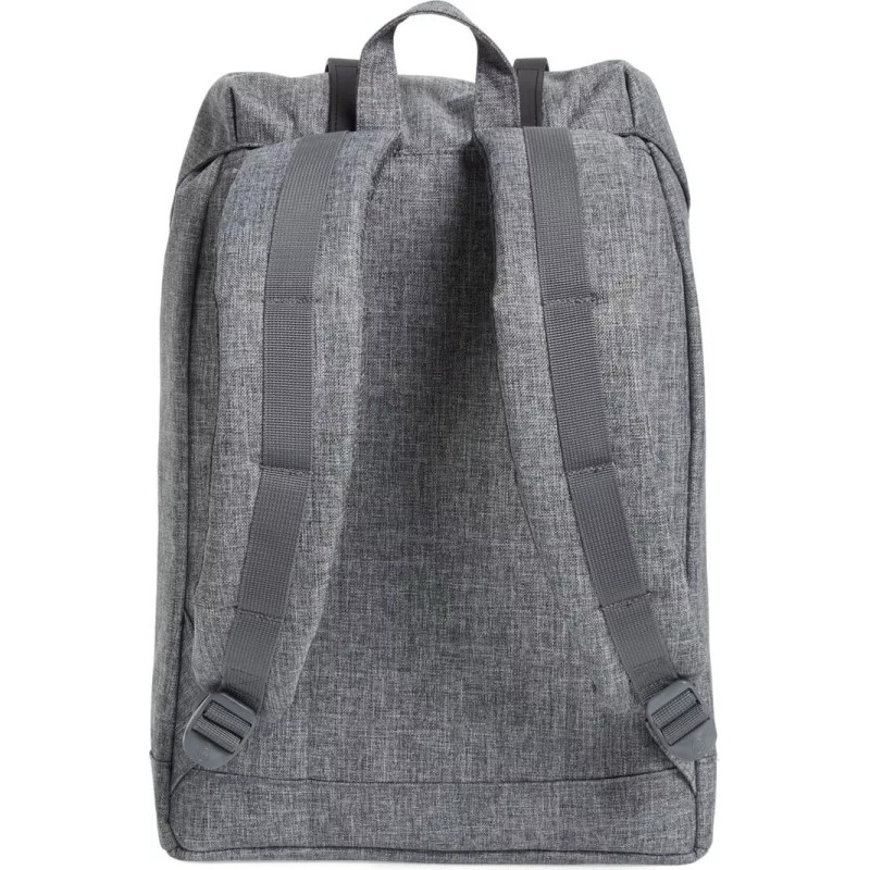 Herschel Supply Co. Retreat Backpack Gray Black Raven CrossHatch New