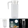 Juice Pitcher,Juice Bottle PlasticTransparent Glass Beverage Jug Striped Cold Water