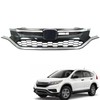 labwork Glossy Black with Chrome Front Upper Bumper Hood Grille