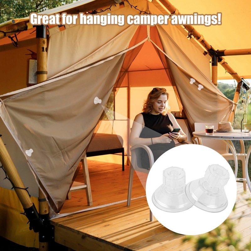 UNINGYI Pack of 10 Suction Cup Camping, Suction Cup with