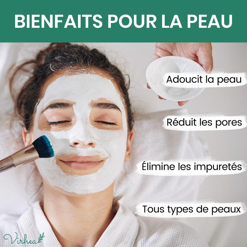 White Clay Powder 100g - Acne Face Mask - Natural