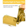 Luckymica Gold Leaf Sheets, 100 Sheets Gold Foil, 14 x