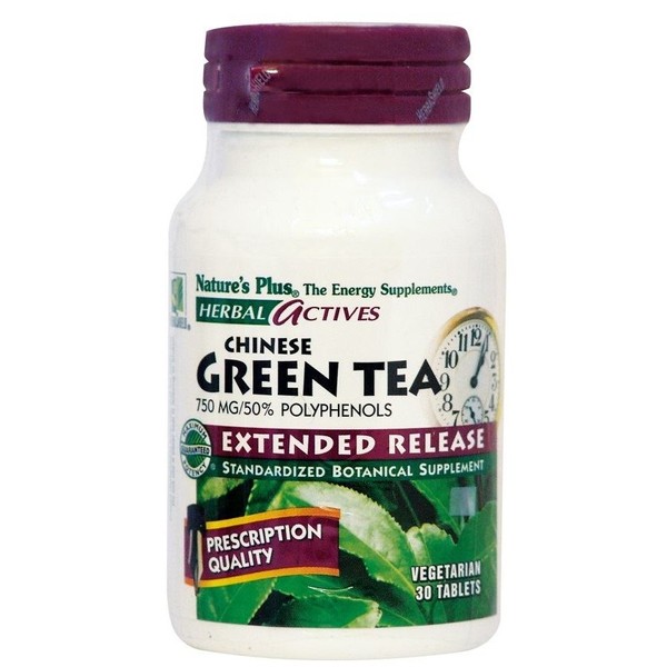 Nature's Plus Green Tea 750mg Extended Release, 30 Tabs