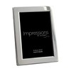Impressions Juliana Unisex Silver Plated Flat Edge Photo Frame 3.5x5