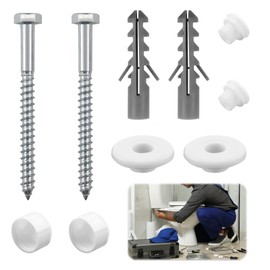 Toilet Fixing Kit Floor Bidet Fixing Kit Universal Toilet Fixing Bolts Bidet Anchor Bolts Set Toilet Pan Floor Fixing Kit Toilet Seat Replacement Parts for Home Professional Maintenance