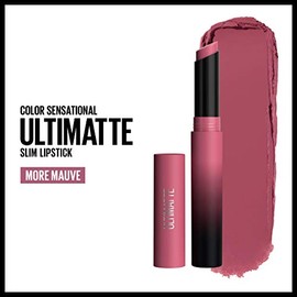Maybelline Color Sensational Ultimatte Lipstick, Lightweight Comfortable Lip Color, Intense Color Pigment, Soft Powder, Matte Slim Lipstick, More...  