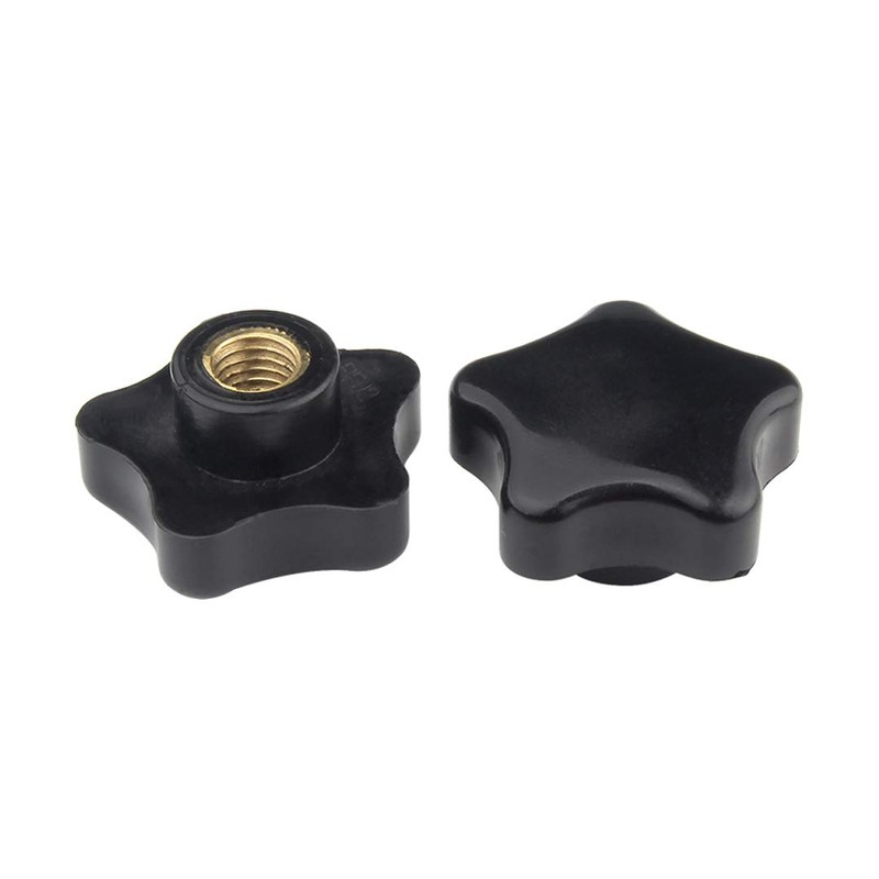 ANSIEDIO 5pcs M10 Star Handle Nuts, Knob Grip, Clamping Knob
