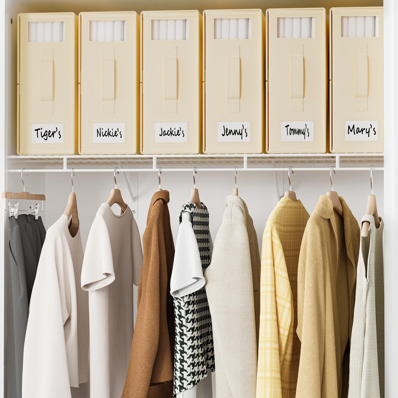 SheetCube Bed Sheet Organizers and Storage 8 Pack, Foldable Linen