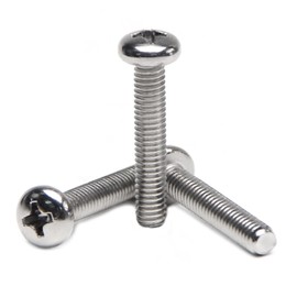 MroMax 20Pcs M4 x 22mm Pan Head Phillips Machine Screws, 304 Stainless Steel 18-8, Fully Thread, Metric Silver Gray Cross Head Screws Bolts for Cabinet Drawer Knob Pull Handle