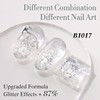Double Rhythm 0.5Oz Glitter Gel Polish Shimmer Reflective Color for