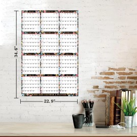 Lemome Home 2025-2026 Dry Erase Calendar - Jul.2025 - Jun.2026, 2025-2026 Yearly W