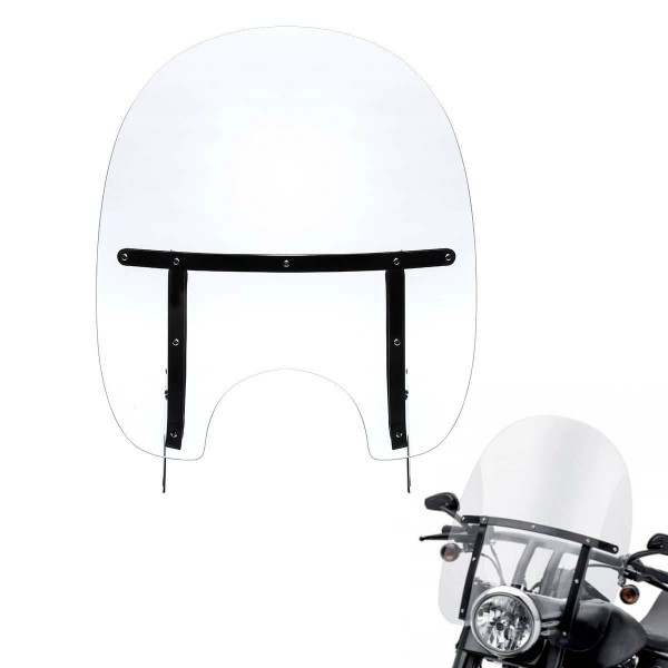 TCMT Clear Windshield Windscreen Fit For Harley Touring Road King
