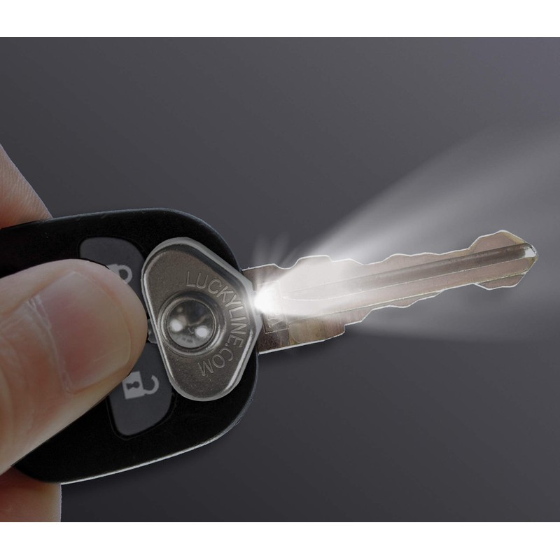 Lucky Line Smallest LED Thumb Light for Keys, Screwdrivers, Measuring