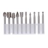10 Pcs Rotary File Fast Chip Cutting Grinder Bit High
