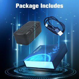 WFLNHB Hidden Magnetic GPS 4G LTEE Real-time Car Tracking Multi Alerts Device, Electronic Fence, Speed Monitoring, Endurance Life, Plug and Play, Subscription Required