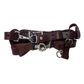 Zeluga 20-218 Heavy Duty Leather Suspender Holder, Brown