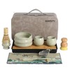 MAKOUYU 12 Pcs Matcha whisk Set,15 OZ,Japanese Matcha Set,With 2