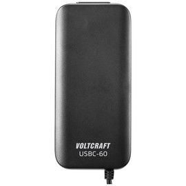 VOLTCRAFT USBC-60 USB Charger 60W 5V 9V 12V 15V 20V 3A USB Power Delivery (USB-PD)