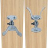 WellMade 1-3/8" Flat Back Wall Mount Chain Link Fork Latch