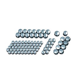 XMT-MOTO Full Engine Bolt Cap Cover Kit Fit for Harley Davidson Twin Cam(Chrome 83PCS)