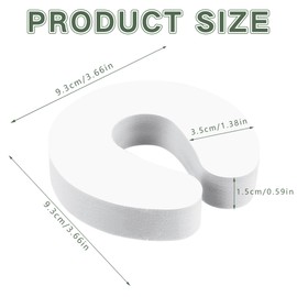 6 Pack Door Finger Pinch Guard, Anti Door Slam Stopper, Cat Toddler Door Stopper, Foam Baby Child Proof Door Stopper, Baby Proofing Doors to Keep Door Open Stop Door from Slamming