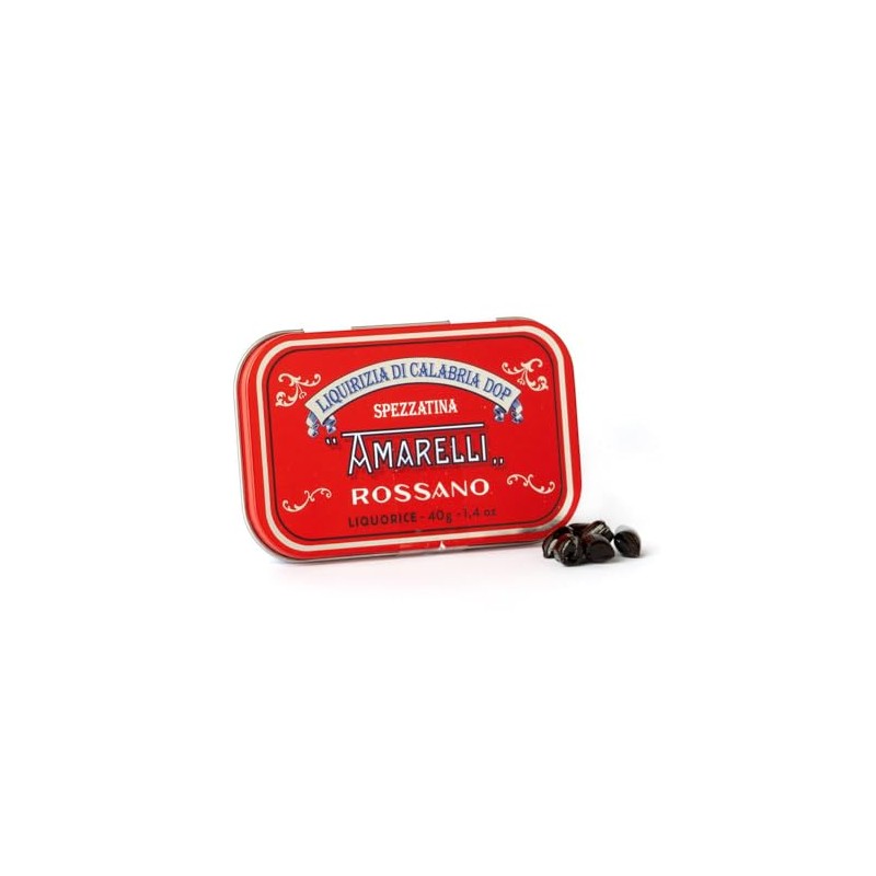 Amarelli, Rossa Liquorice Tin, 1.4 Ounce