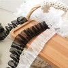 3.9cm Wide x 5 Yards Long Premium Chiffon Ruffle Lace
