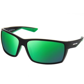 MAXJULI Polarized Wrap Around Sunglasses for Men Women Cycling Sunglasses UV Protection Lightweight TR90 Frame 8122