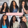 ELSISSI 28 inch 13x6 Deep Wave Lace Front Wigs Human