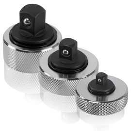 MCSDFN 3 Pcs Mini Finger Ratchet Set 1/4" 3/8" 1/2" Drive Palm Ratchet Set Reversible Stubby Thumbwheel Ratchet Wrench Set Finger Socket Driver for Tight Spaces
