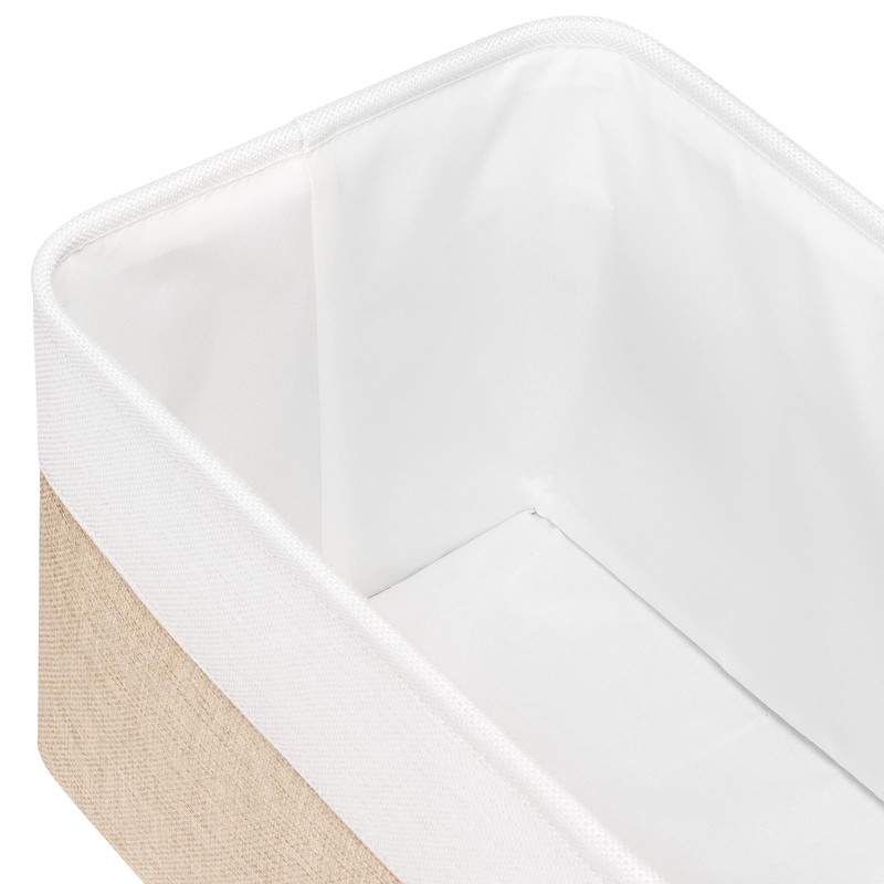 Univivi 15 inch Storage Baskets for Shelves with Handles Hard