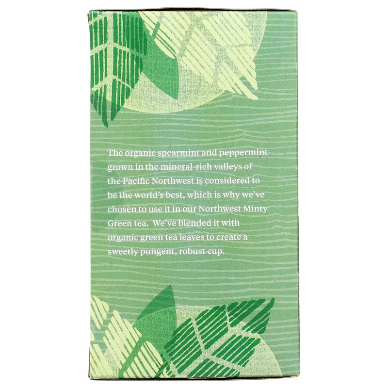 Unbranded Allegro Tea, Organic Northwest Minty Green Tea Bags, 20