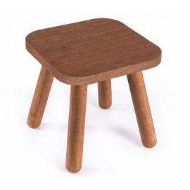 XXYOUPIN Solid Wood Step Stool, Milking Stool, Plant Stand, Round Foot Stool, Step Stool for Adults，Removable Portable Stool, Shoe Change Stool, Retro Colors(9.4 inches)