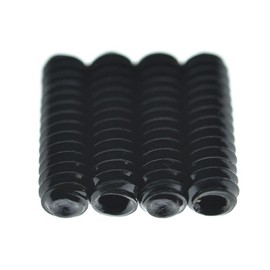KAISH 50 x Black Guitar Bridge Saddle Height Adjustment Screws Fits Fender Stratocaster / Telecaster #4-40 x 3/8"