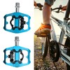 Dual Function Bicycle Pedal Flat Clipless Cleats 3 Sealed Bearings