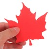 STOBOK 50Pcs Fall Maple Leaf Paper Cutouts for DIY Crafts,